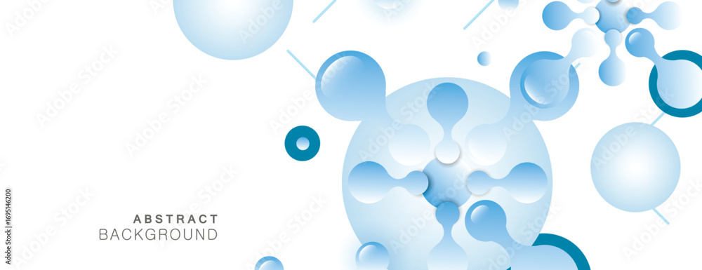 Aufkleber vector design abstract connect. science pattern texture. internet technology banner. molecular struc