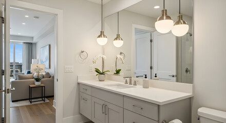 Modern Bathroom Interior Design With Stylish Details Of Contemporary House