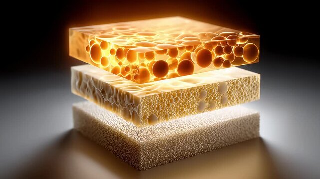 Multi-Layer Composite Material Structure Display and Performance Analysis