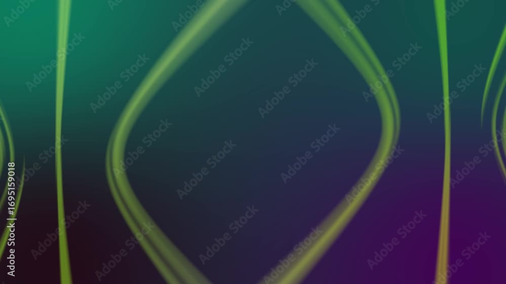 Poster curved wavy lines tech futuristic motion background. dynamic abstract line waving loop line. metaver