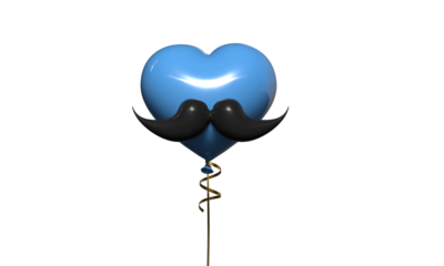 Happy father day dad mustache black clue color object sign symbol balloon happy father day dad man male businessman balloon mustache beard love heart blue black color object balloon parent dad father 