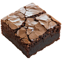 Decadent Chocolate Brownie with Cracked Surface