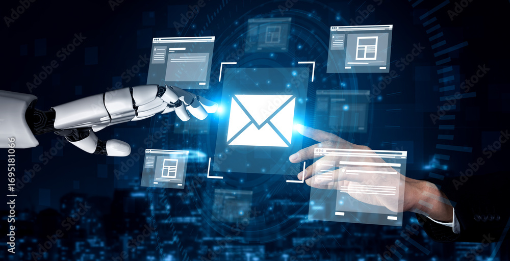 Poster ai artificial intelligence improves emai artificial intelligencel productivity through virtual assis
