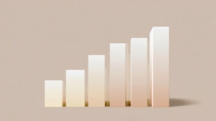 Bar graph made up of six vertical bars of varying heights. the bars are arranged in a vertical line, with the tallest bar at the bottom and the smallest at the top.