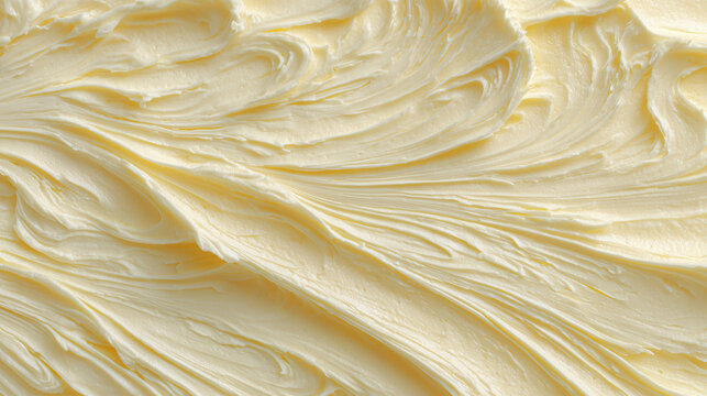 Ai creamy butter texture swirled perfectly for culinary delights and baking creations in a kitchen setting
