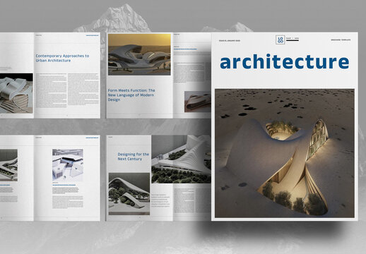 Indigo Architecture Brochure Layout