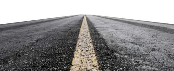 PNG Empty road leading into horizon