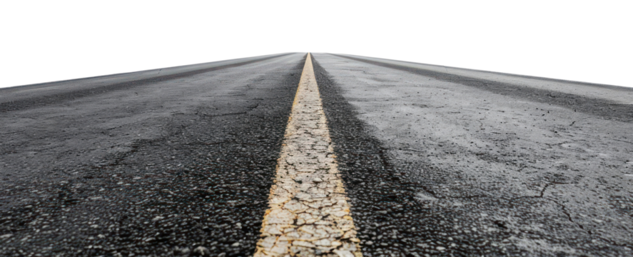 PNG Empty road leading into horizon