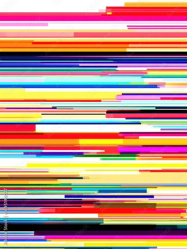Aufkleber colorful abstract stripes create a vibrant pattern with dynamic movement and energy under bright lig