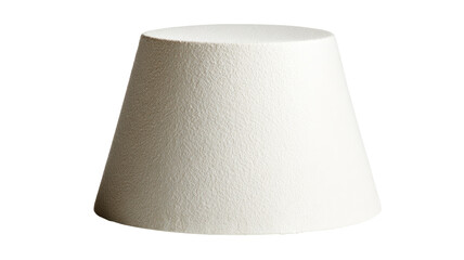 White conical paper cup studio shot, mockup