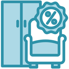 Furniture Icon Relate To Commerce, Shopping And Mall, Use For Modern Concept, Ui, Ux Web And App Development.