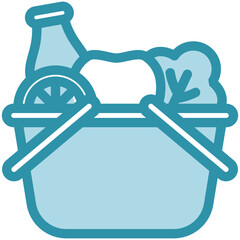 Grocery Icon Relate To Commerce, Shopping And Mall, Use For Modern Concept, Ui, Ux Web And App Development.