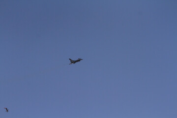 F-16 Fighting Falcon performs a solo flight maneuver