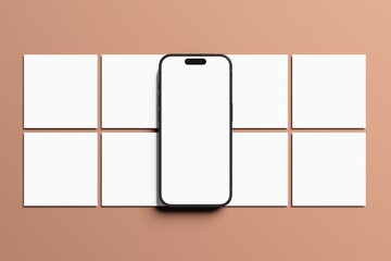 Blank Instagram Post And Stories