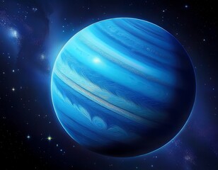 planet neptune in space