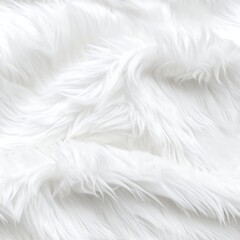 Obraz premium Close-up of white faux fur texture