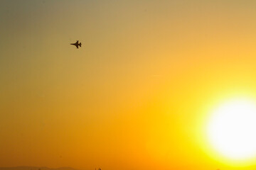 F-16 Fighting Falcon performs a solo flight maneuver