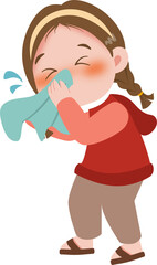 Kid sneeze