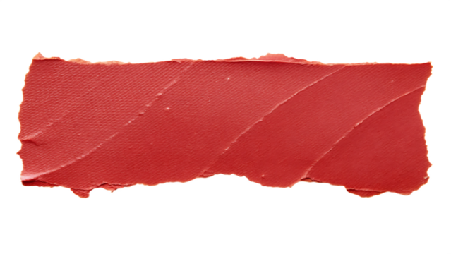 Torn Red Fabric Strip Texture isolated on a transparent background image