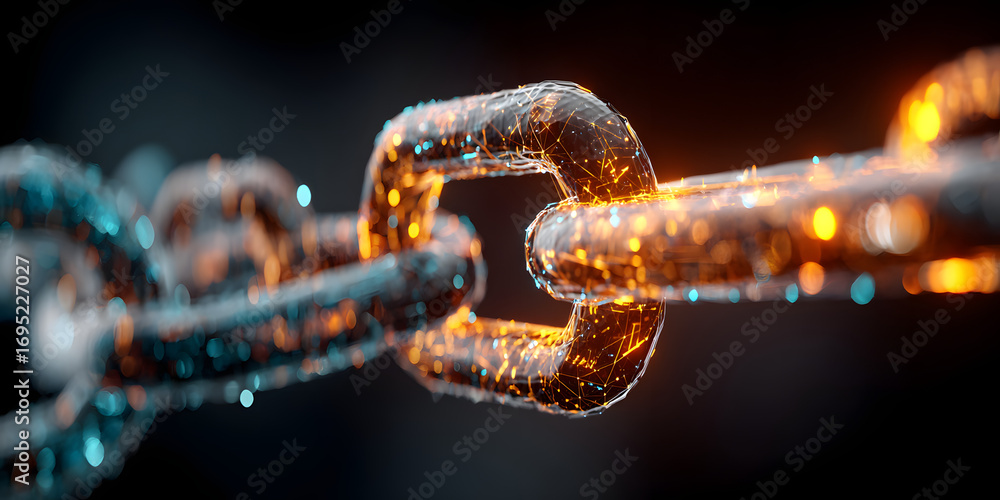 Poster blockchain technology concpt, digital chain network,how blockchain is rebuildig cybersecurity, cyber