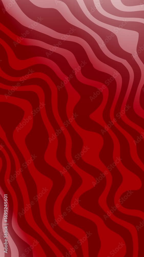 Poster red and light red wavy abstract pattern. suitable as background for websites, posters, social media 
