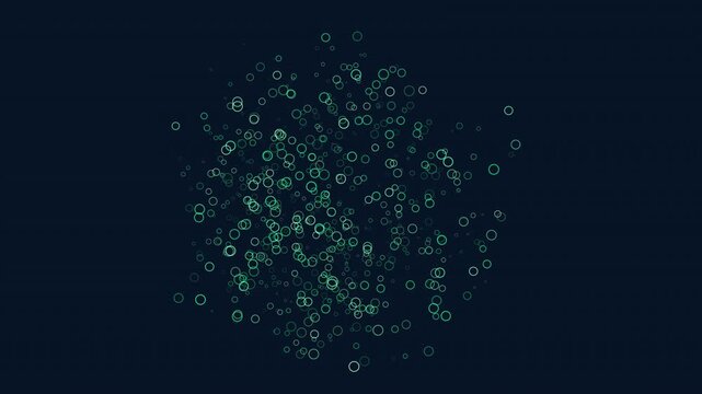 Circular pattern of dots against a dark background, potentially serving as a decorative element for digital use