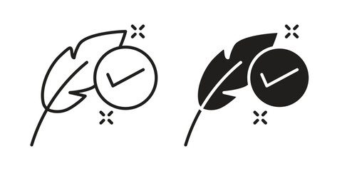 Hypoallergenic tested icon symbol for your web designs. Icon logo, app, UI. © Zrobac