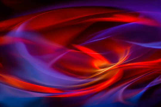 Dynamic fiery abstract art with vibrant colors
