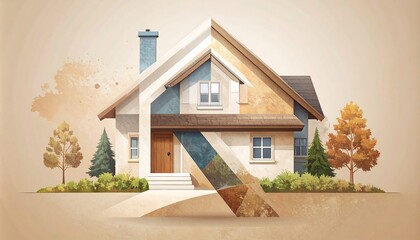 House renovation illustration