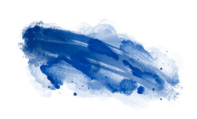 Dark blue watercolor background. Artistic h