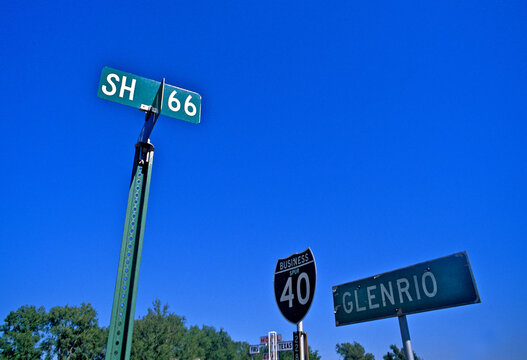 Interstate 40 opening in 1975 had devastating effects on businesses on State Highway 66, Old Route 66, in the border town of Glenrio, New Mexico/Texas