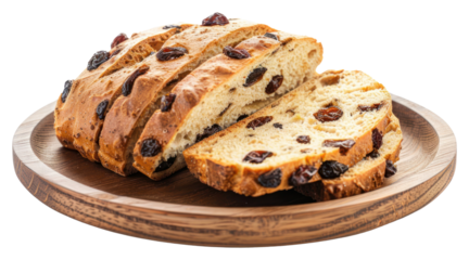 PNG Raisin breadon food wood