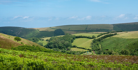cloud farm camping in valley of exmoor national park