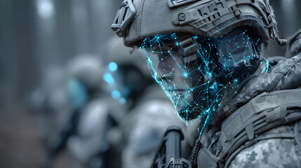 Military Cyber Warfare with Digital Battlefield Overay - Global Cyber Security