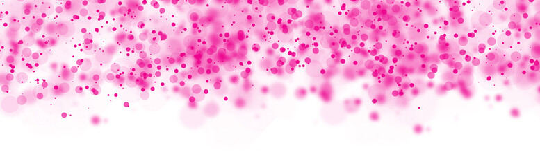 Pink Bokeh Lights On Transparant Background