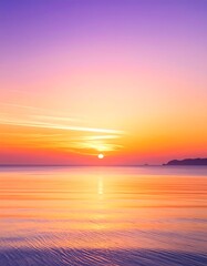 Obraz premium Serene Sunrise Over Water