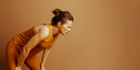 Woman Recovering After Intense Workout