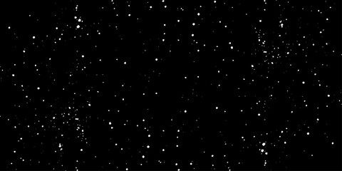 Abstract grunge dust texture on black background. vintage distressed overlay effect for graphic design, vector illustration.