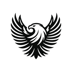 Obraz premium eagle logo with wing details