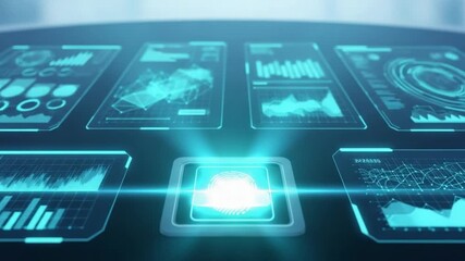 Scanning Fingerprint on Digital Interface with Graphs and Data Analysis - Powered by Adobe