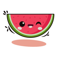The sweet of watermelon