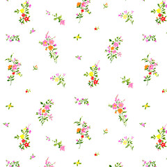 Fototapeta premium seamless floral pattern