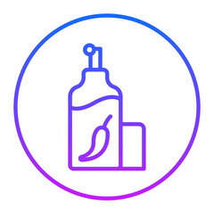 Pepper Spray Vector Icons