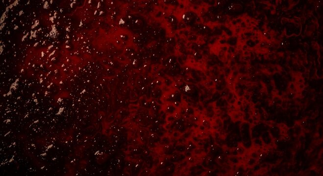 Cinematic Gore: An Intense Abstract of Crime Scene Blood Texture