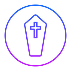 Obraz premium Coffin Vector Icons