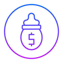 Money Bag Vector Icons