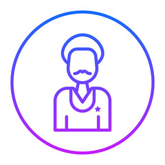 Sheriff Vector Icons