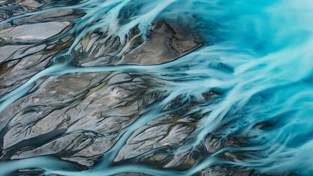 Glacial River Braids