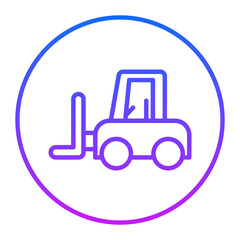 Forklift Vector Icons
