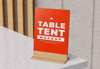 Table Tent Mockup